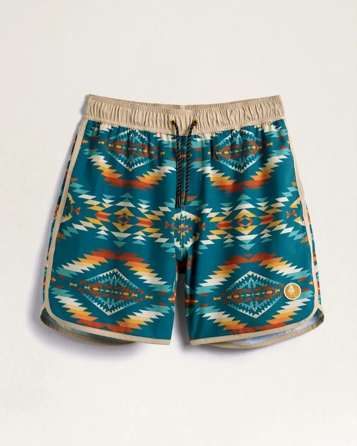 Men BIRDWELL X PENDLETON WRIGHT HYBRID BOARDSHORTS Turquoise Summerland Pendleton Pants and Shorts Men BIRDWELL X PENDLETON WRIGHT HYBRID BOARDSHORTS Turquoise Summerland Pendleton Pants and Shorts