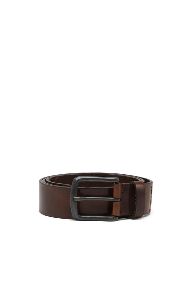 Men Diesel Belts BLINE Brown Leather