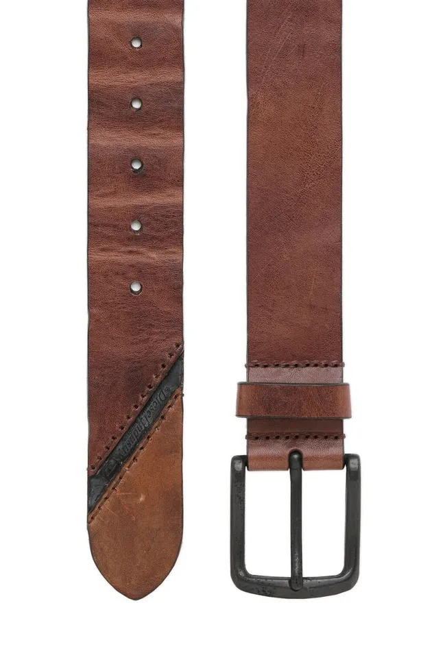 Men Diesel Belts BLINE Brown Leather Men Diesel Belts BLINE Brown Leather