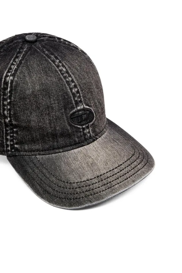 Men Diesel Caps Hats and Scarves CGABLEBLACK Black