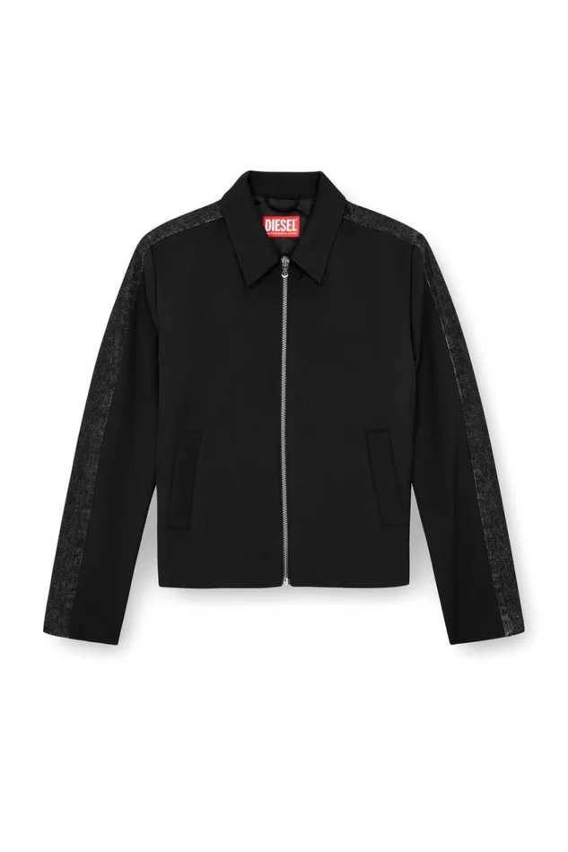 Men Diesel Jackets JRHEIN Black Men Diesel Jackets JRHEIN Black