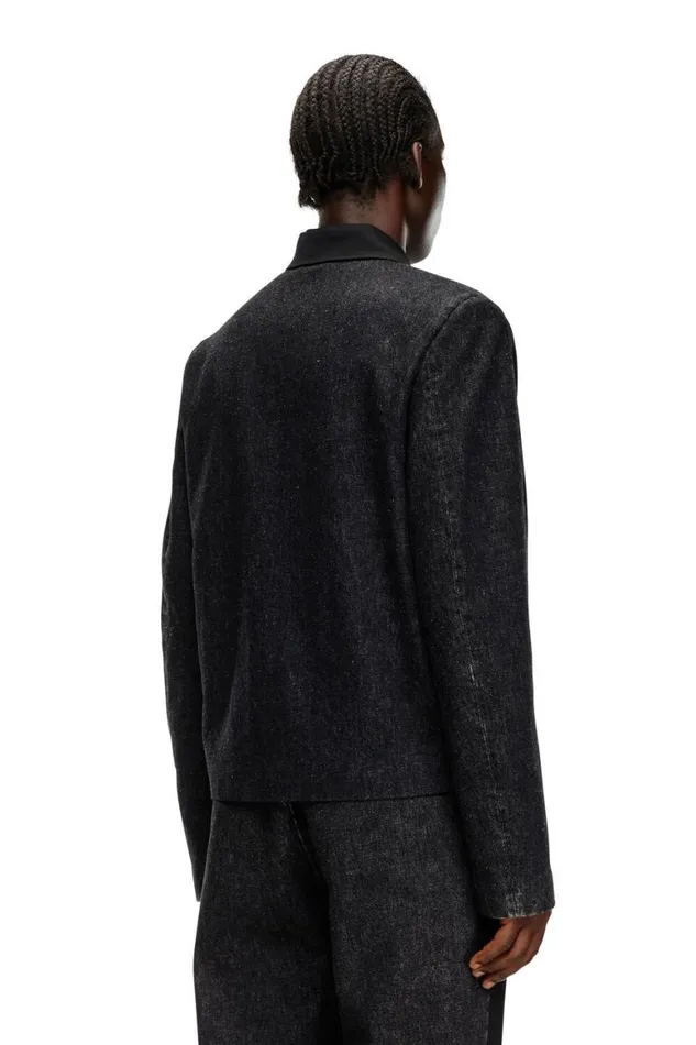 Men Diesel Jackets JRHEIN Black Men Diesel Jackets JRHEIN Black