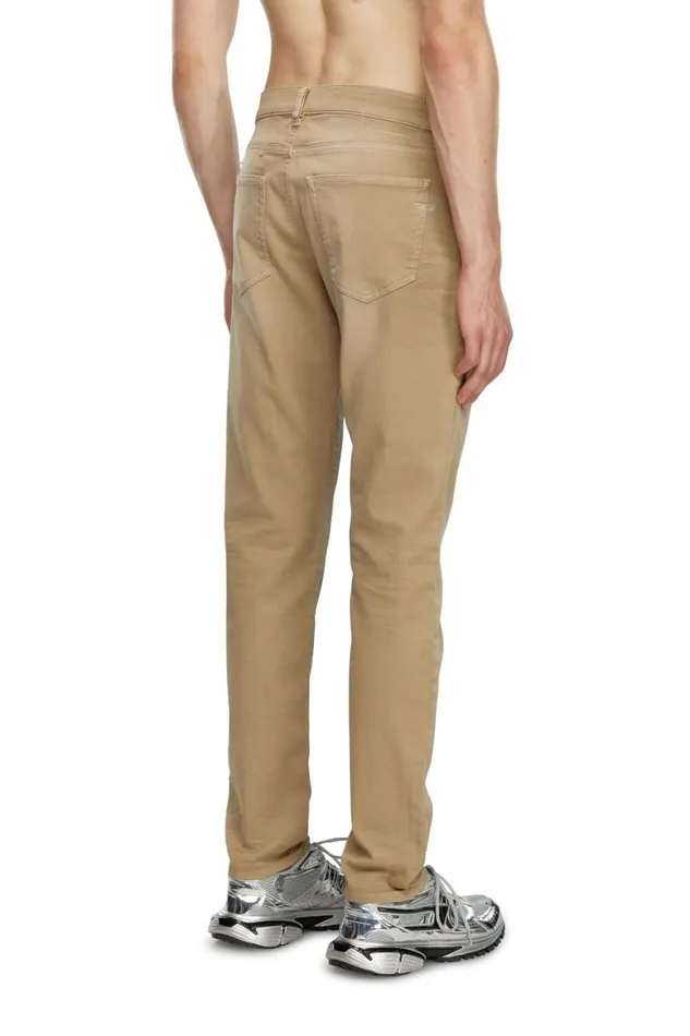 Men Diesel Jeans Slim 2060 DStrukt Joggjeans 0670M Beige