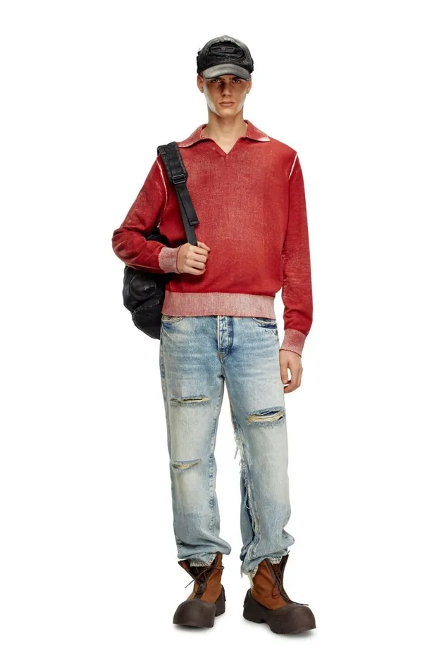 Men Diesel Knitwear KLORENZO Red
