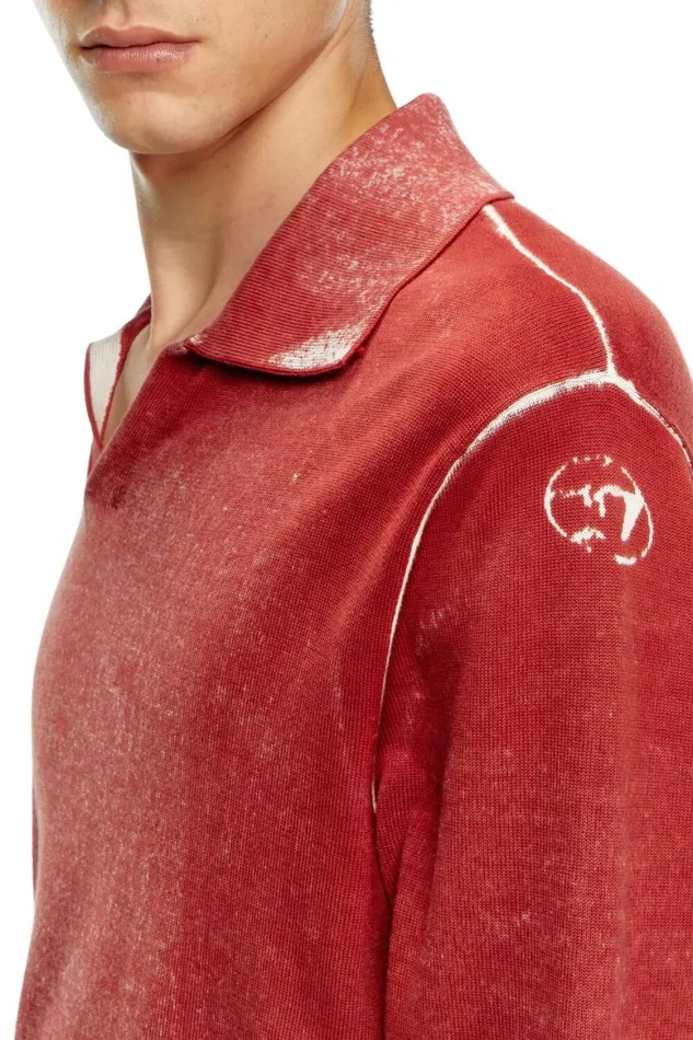 Men Diesel Knitwear KLORENZO Red Men Diesel Knitwear KLORENZO Red