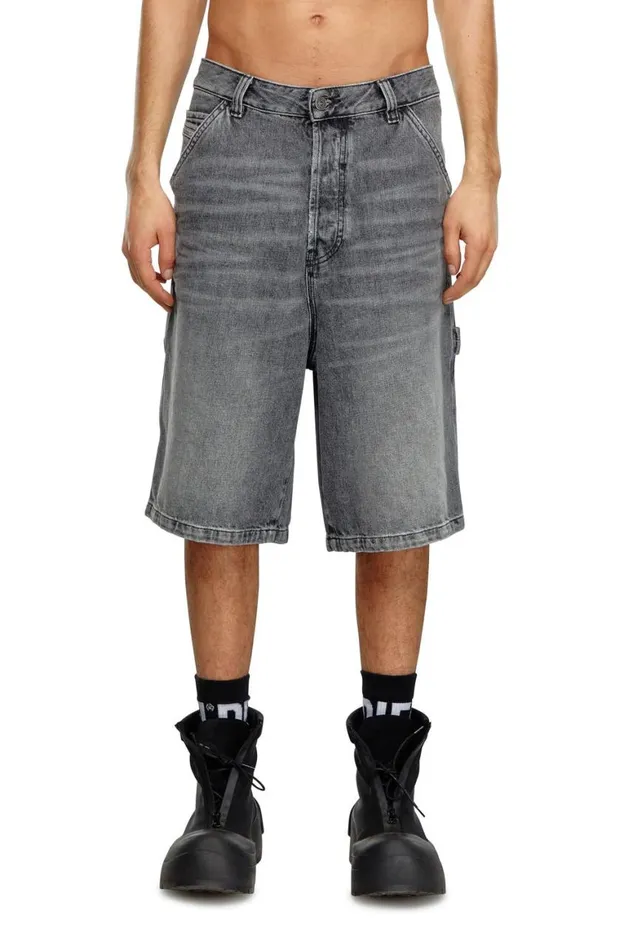 Men Diesel Pants and Shorts DLIVERYSHORT Black