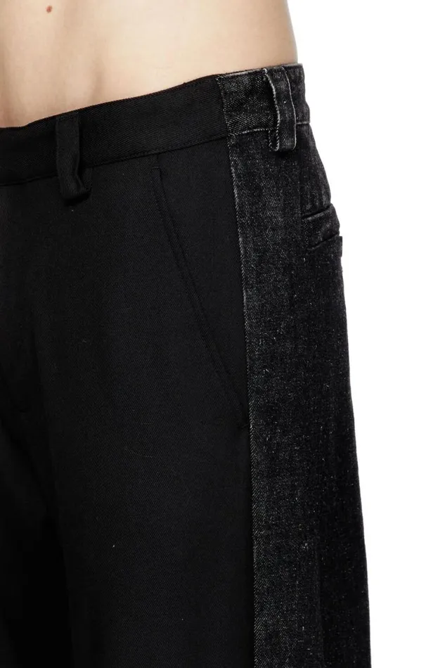 Men Diesel Pants and Shorts PWIREB Black