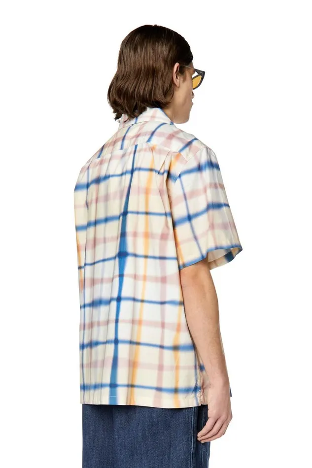Men Diesel Shirts SFRANKCHECK Bluewhite