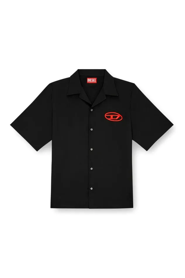 Men Diesel Shirts SMACC Black Men Diesel Shirts SMACC Black