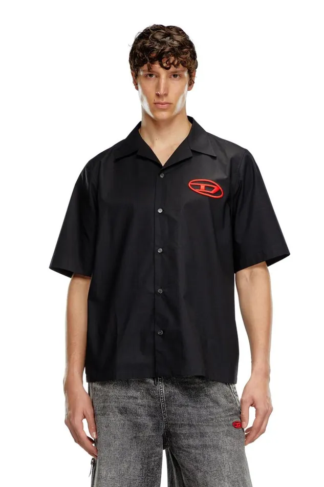 Men Diesel Shirts SMACC Black Men Diesel Shirts SMACC Black