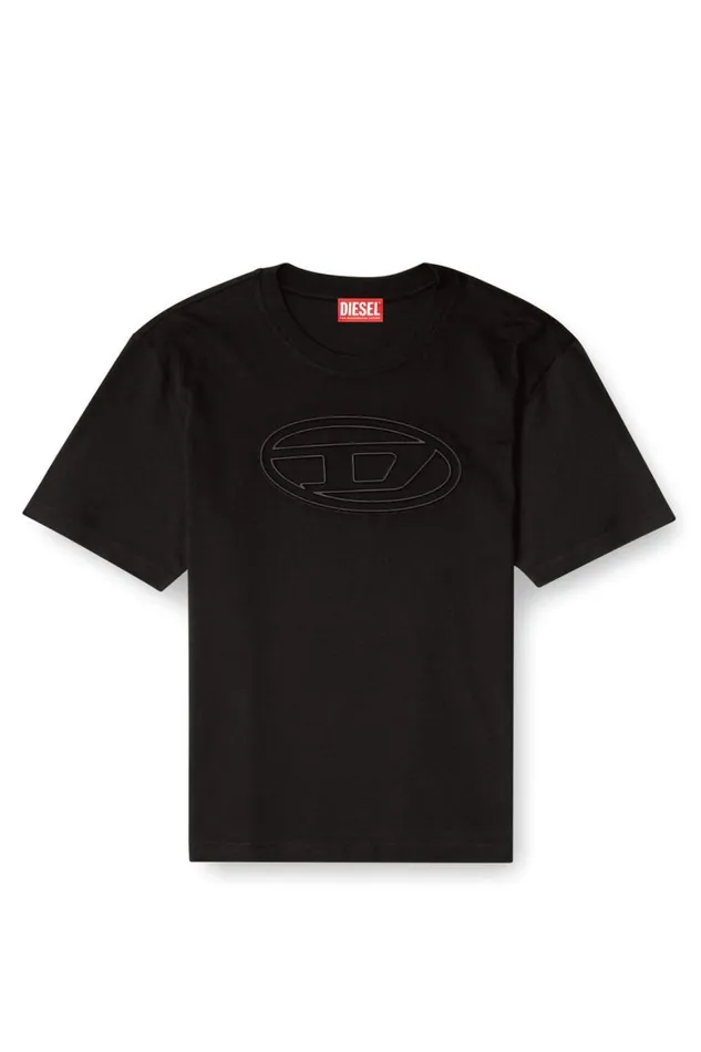 Men Diesel TShirts and Polos TADJUSTBIGOVAL Black Men Diesel TShirts and Polos TADJUSTBIGOVAL Black