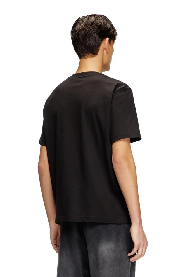 Men Diesel TShirts and Polos TADJUSTBIGOVAL Black Men Diesel TShirts and Polos TADJUSTBIGOVAL Black