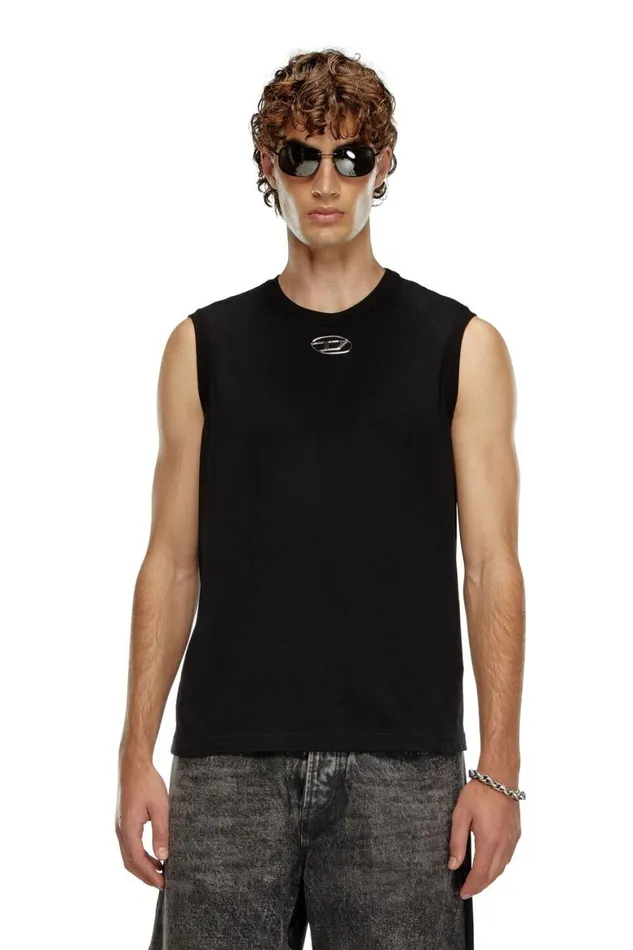 Men Diesel TShirts and Polos TBISCOOD Black Men Diesel TShirts and Polos TBISCOOD Black