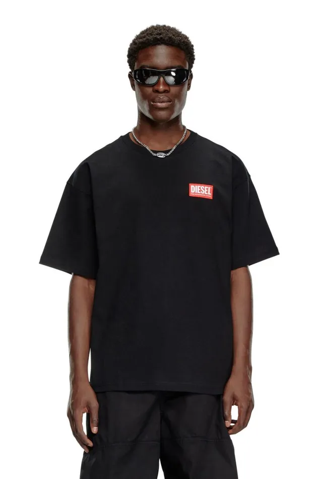 Men Diesel TShirts and Polos TBOXTLAB Black