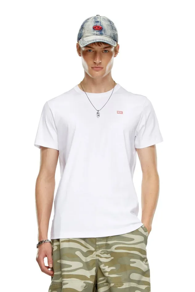 Men Diesel TShirts and Polos TMIEGORK77 White