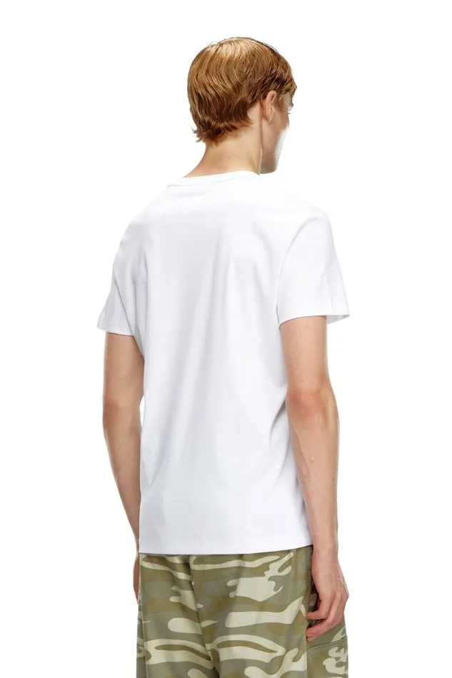 Men Diesel TShirts and Polos TMIEGORK77 White