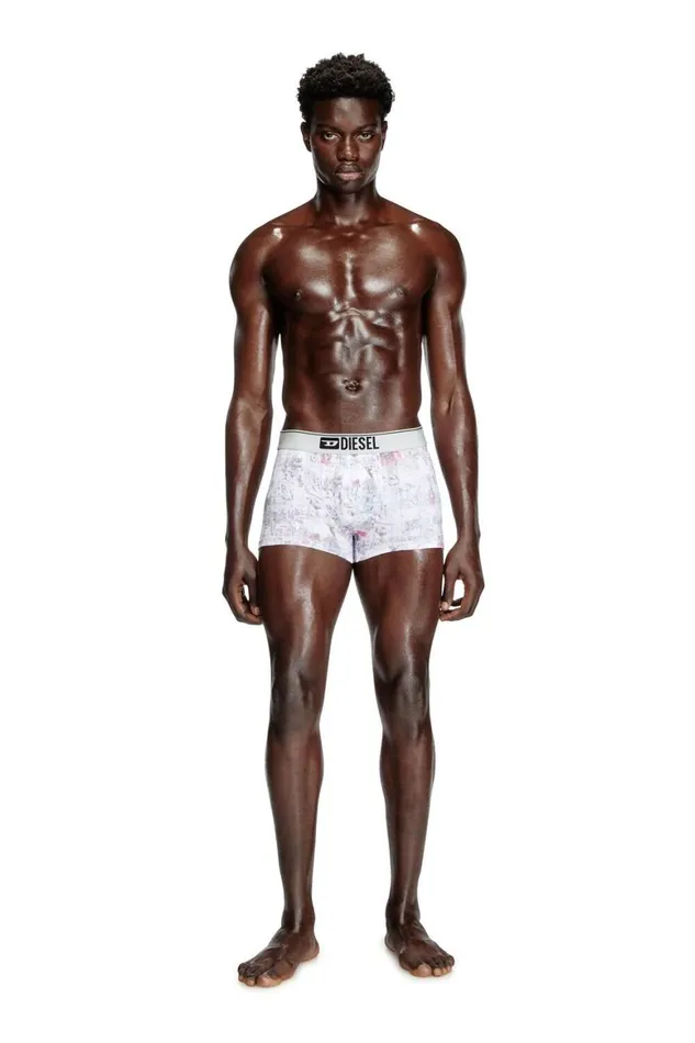 Men Diesel Underwear DAMIENTHREEPACK Pinkblack Men Diesel Underwear DAMIENTHREEPACK Pinkblack