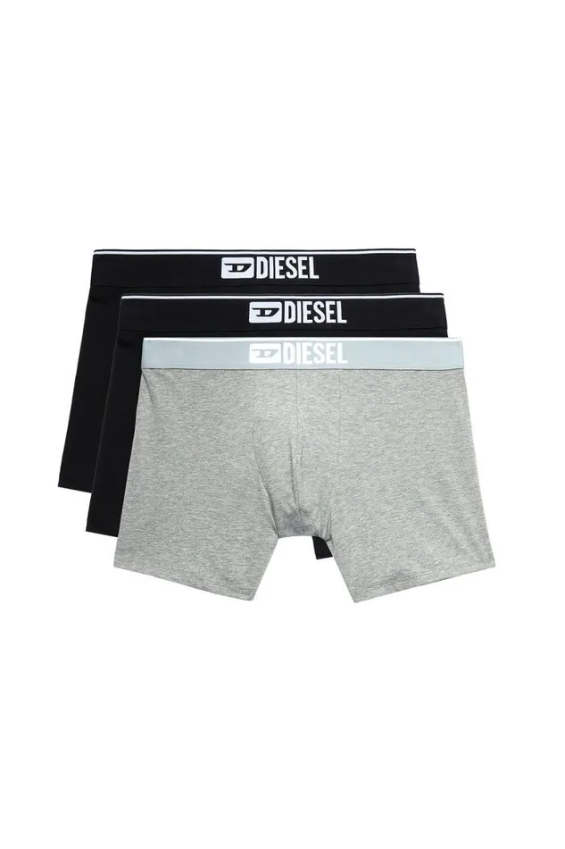 Men Diesel Underwear UMBXSEBASTIANTHREEPAC Blackgrey