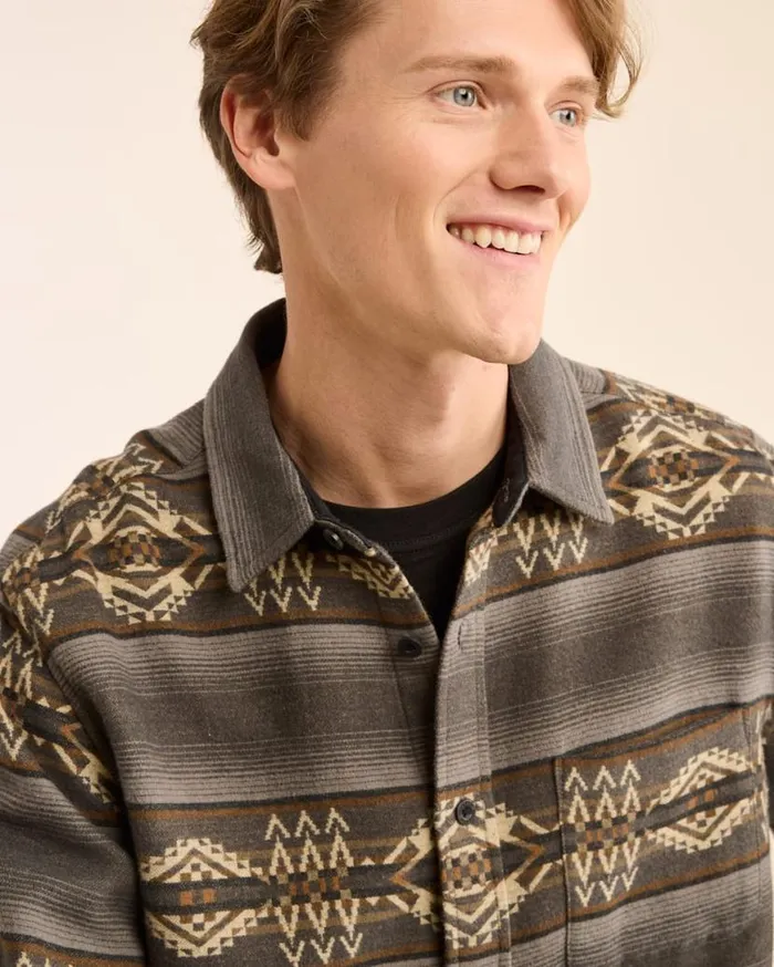 Men DOUBLESOFT BEACON ROCK MARSHALL SHIRT Charcoal Multi Pendleton Shirts