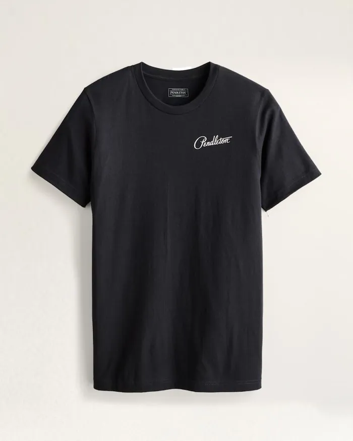 Men HARDING GRAPHIC TEE Blackmulti Pendleton Tees and Sweatshirts