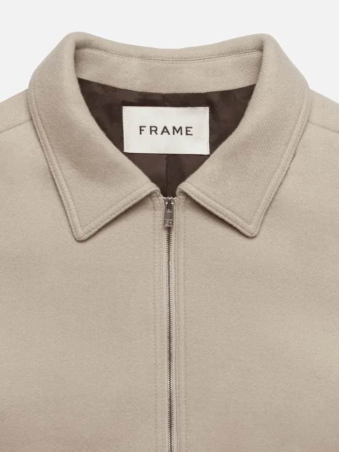Men Jackets and Coats FRAME Textured Wool Jacket 8212 Warm Khaki Men Jackets and Coats FRAME Textured Wool Jacket 8212 Warm Khaki