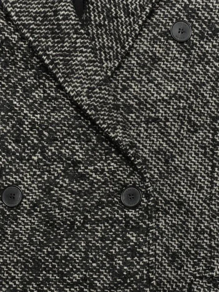 Men Jackets and Coats FRAME Tweed Double Breasted Overcoat 8212 Grey Men Jackets and Coats FRAME Tweed Double Breasted Overcoat 8212 Grey