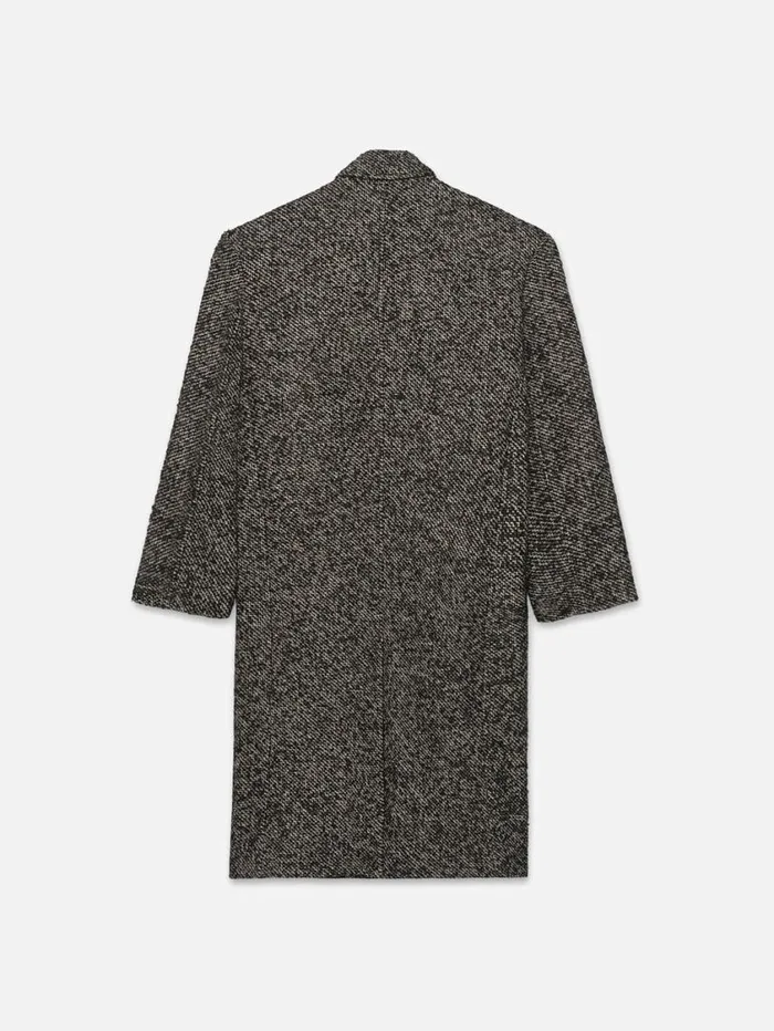 Men Jackets and Coats FRAME Tweed Double Breasted Overcoat 8212 Grey Men Jackets and Coats FRAME Tweed Double Breasted Overcoat 8212 Grey