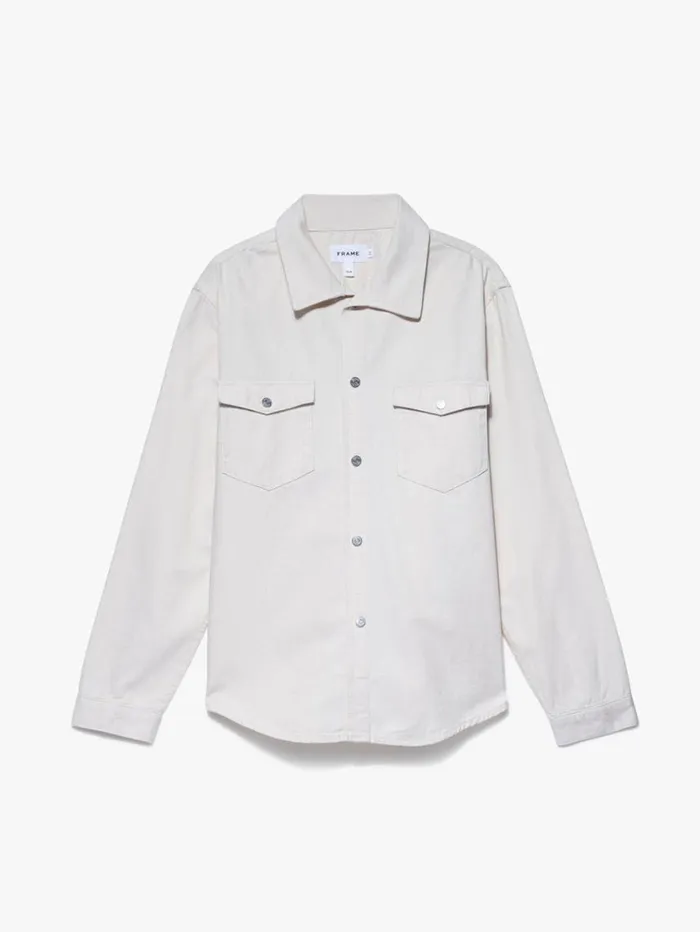 Men Jackets and Shirts FRAME Denim Shirt 8212 Au Natural