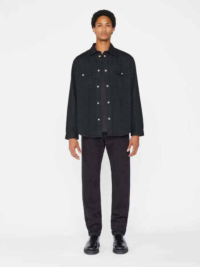 Men Jackets and Shirts FRAME Denim Shirt 8212 Noir Men Jackets and Shirts FRAME Denim Shirt 8212 Noir