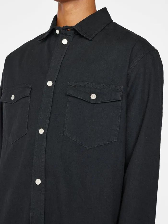 Men Jackets and Shirts FRAME Denim Shirt 8212 Noir Men Jackets and Shirts FRAME Denim Shirt 8212 Noir