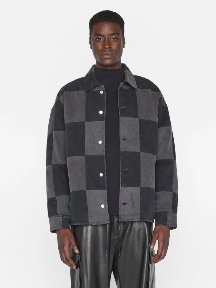 Men Jackets and Shirts FRAME Monochrome Denim Jacket 8212 Washed Noir Men Jackets and Shirts FRAME Monochrome Denim Jacket 8212 Washed Noir