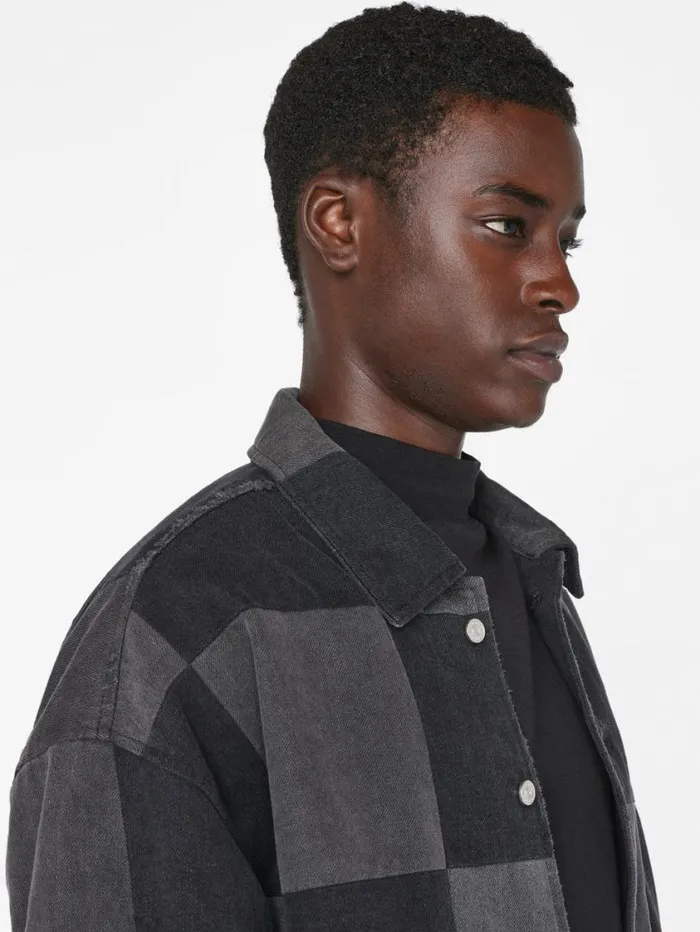 Men Jackets and Shirts FRAME Monochrome Denim Jacket 8212 Washed Noir Men Jackets and Shirts FRAME Monochrome Denim Jacket 8212 Washed Noir