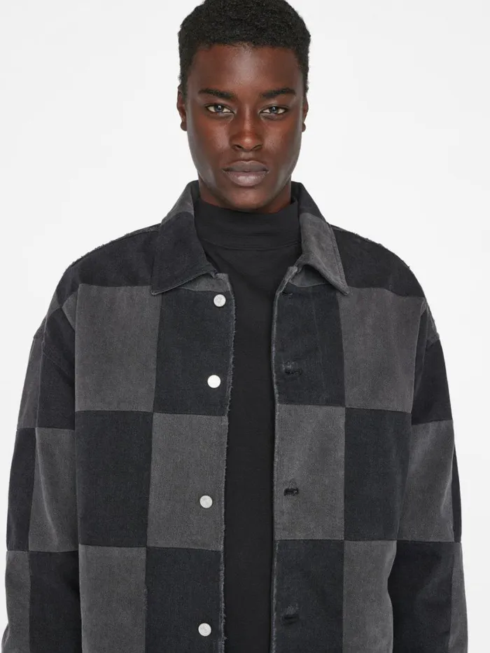 Men Jackets and Shirts FRAME Monochrome Denim Jacket 8212 Washed Noir Men Jackets and Shirts FRAME Monochrome Denim Jacket 8212 Washed Noir