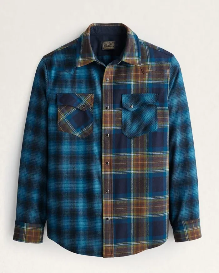 Men LIMITED EDITION GAMBLER SHIRT Blue Ombre Pendleton Shirts