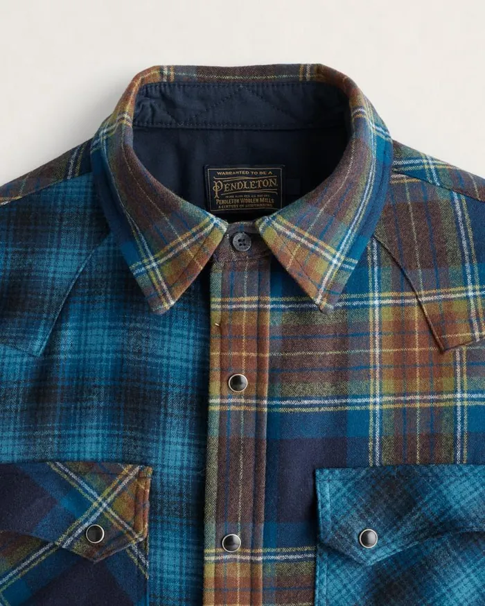 Men LIMITED EDITION GAMBLER SHIRT Blue Ombre Pendleton Shirts