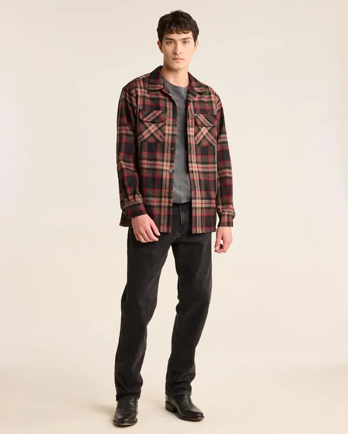 Men LIMITED EDITION PLAID BOARD SHIRT Brownblackred Pendleton Shirts