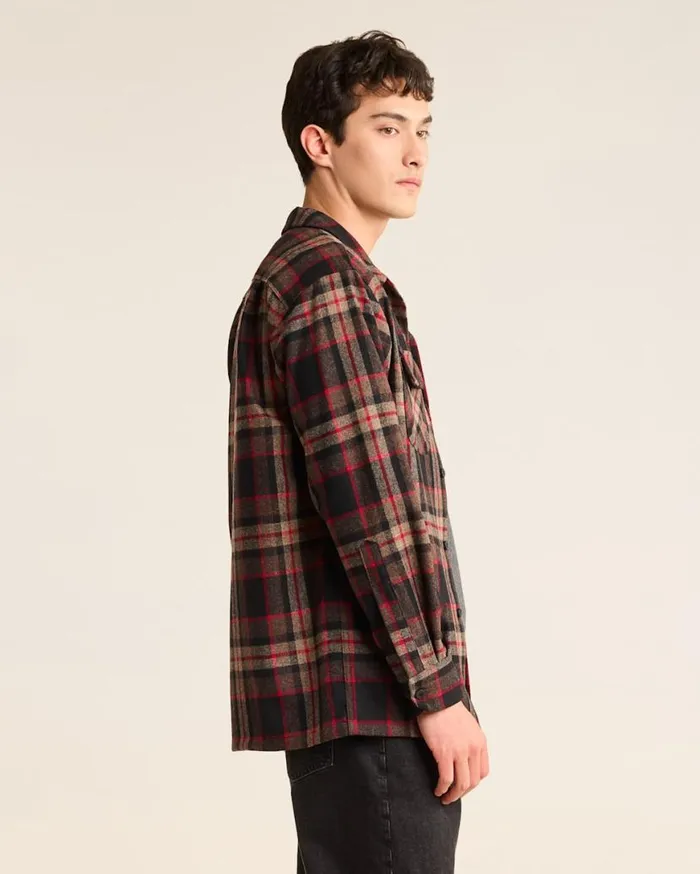 Men LIMITED EDITION PLAID BOARD SHIRT Brownblackred Pendleton Shirts