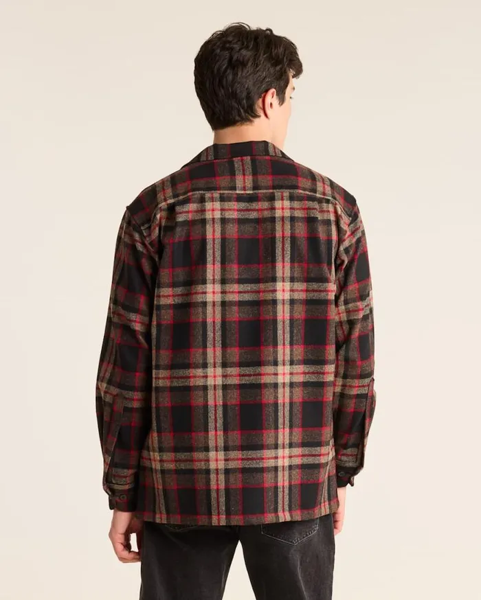 Men LIMITED EDITION PLAID BOARD SHIRT Brownblackred Pendleton Shirts