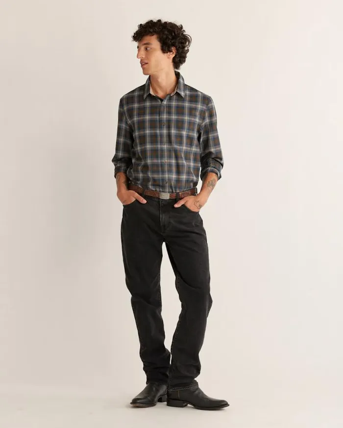 Men LODGE MERINO SHIRT Bluebrowntan Plaid Pendleton Shirts