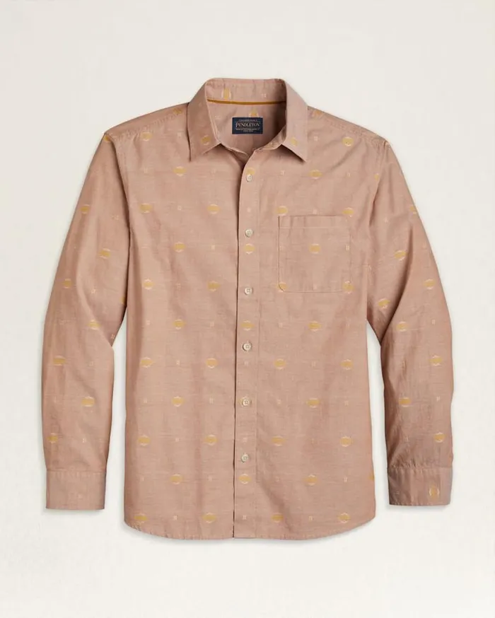 Men LONGSLEEVE CARSON CHAMBRAY SHIRT Pewter Grey Pendleton Shirts