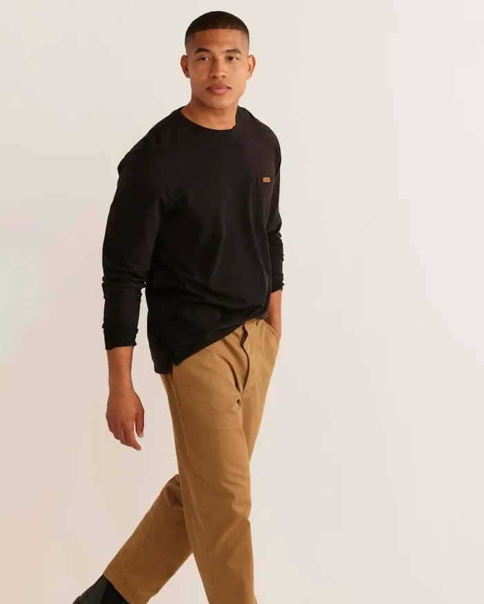 Men LONGSLEEVE DESCHUTES POCKET TEE Black Pendleton Tees and Sweatshirts