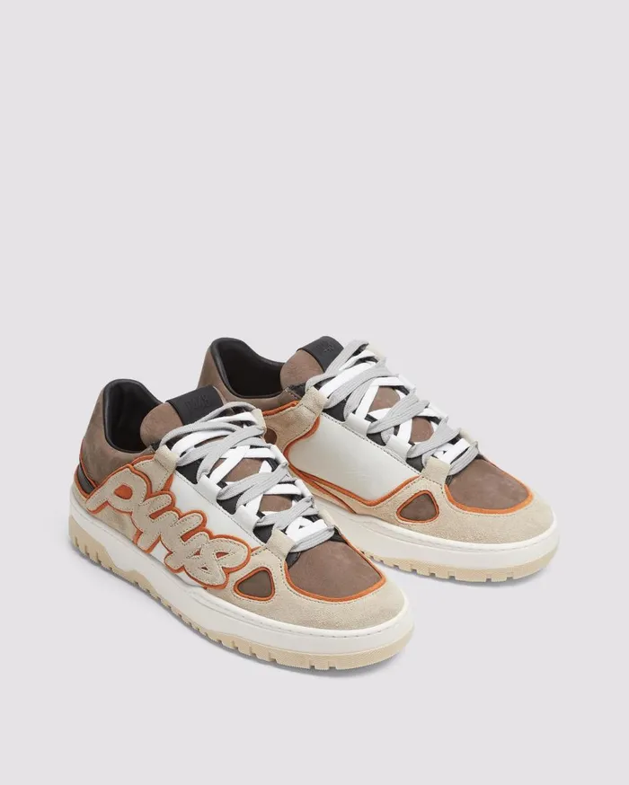 Men Low Tops P448 George Espresso Graffiti Men Low Tops P448 George Espresso Graffiti