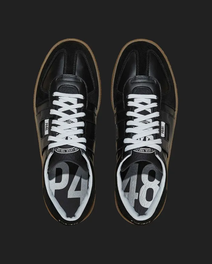 Men Low Tops P448 Monza BlackGaz Men Low Tops P448 Monza BlackGaz