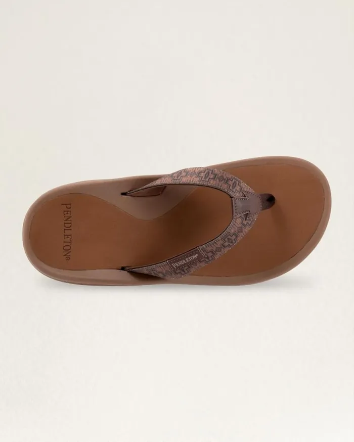 Men MENS HARDING FLIP FLOPS Brown Pendleton Shoes and Sandals