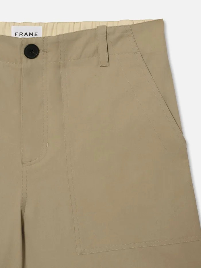 Men Pants and Shorts FRAME Patch Traveler Short 8212 Dark Beige Men Pants and Shorts FRAME Patch Traveler Short 8212 Dark Beige