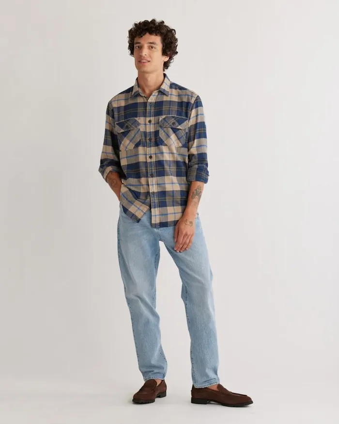 Men PLAID BURNSIDE DOUBLEBRUSHED FLANNEL SHIRT Seaside Bluered Pendleton Shirts Men PLAID BURNSIDE DOUBLEBRUSHED FLANNEL SHIRT Seaside Bluered Pendleton Shirts