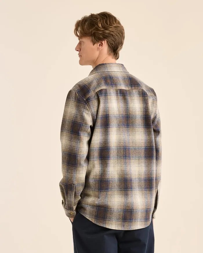 Men PLAID LODGE SHIRT Black Watch Tartan Pendleton Shirts