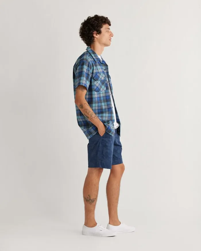 Men PLAID SHORTSLEEVE BOARD SHIRT Browngreen Ombre Pendleton Shirts