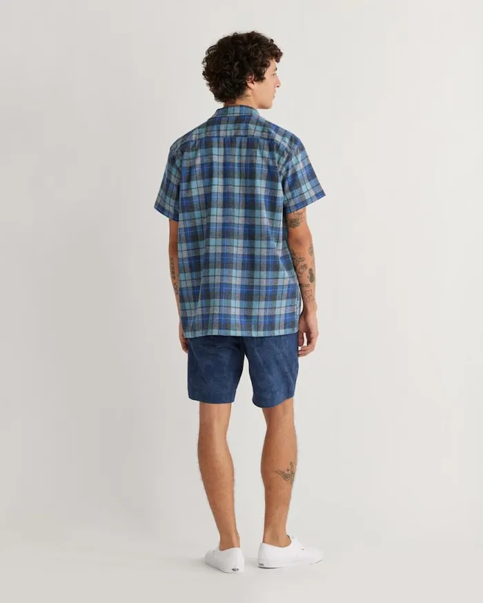 Men PLAID SHORTSLEEVE BOARD SHIRT Browngreen Ombre Pendleton Shirts