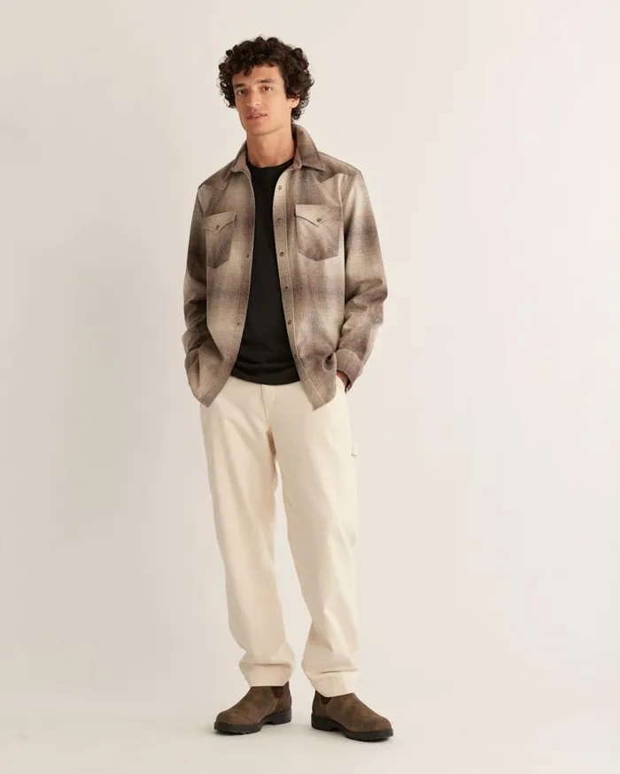 Men PLAID SNAPFRONT WESTERN CANYON SHIRT Coppergrey Ombre Pendleton Shirts